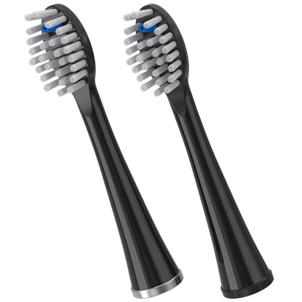 Alternative view of Waterpik™ Sonic-Fusion™ Full-Size Replacement Flossing Brush Heads - Black – Black (SFFB-2EB)
