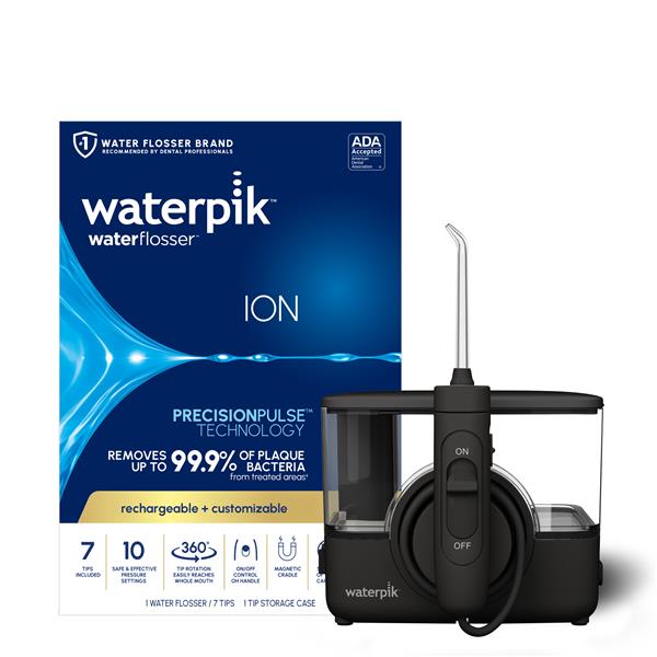 Alternative view of ION Professional Cordless Water Flosser – Black (WF-12CD022-4)