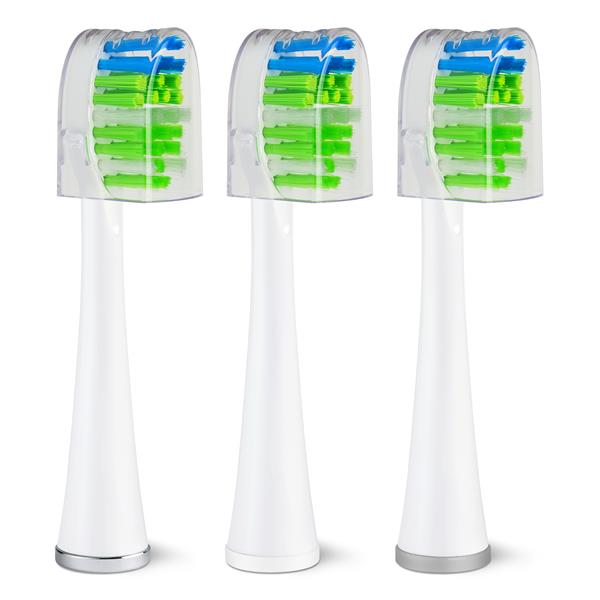 Alternative view of Waterpik™ Sensonic™ Contour Replacement Brush Heads – White (STWB-3WW-B)